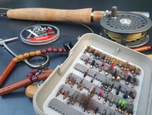 Výbava pro muškaření na Trnávce