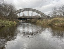 Svatava u "trojmostí" u ulice Citická