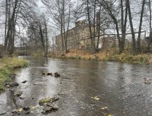 Svatava u lávky u přádelny ve Svatavě