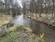 Svatava u zahrádkářské kolonie ve Svatavě