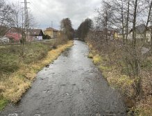 Svatava v centru obce Svatava