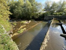 Litávka jez nad Libomyšlí