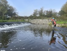 Litávka jez v Libomyšli