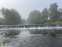 Litávka jez v Libomyšli