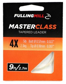 Kopolymerový muškařský návazec Fulling Mill Master Class ujímaný 2,75 m